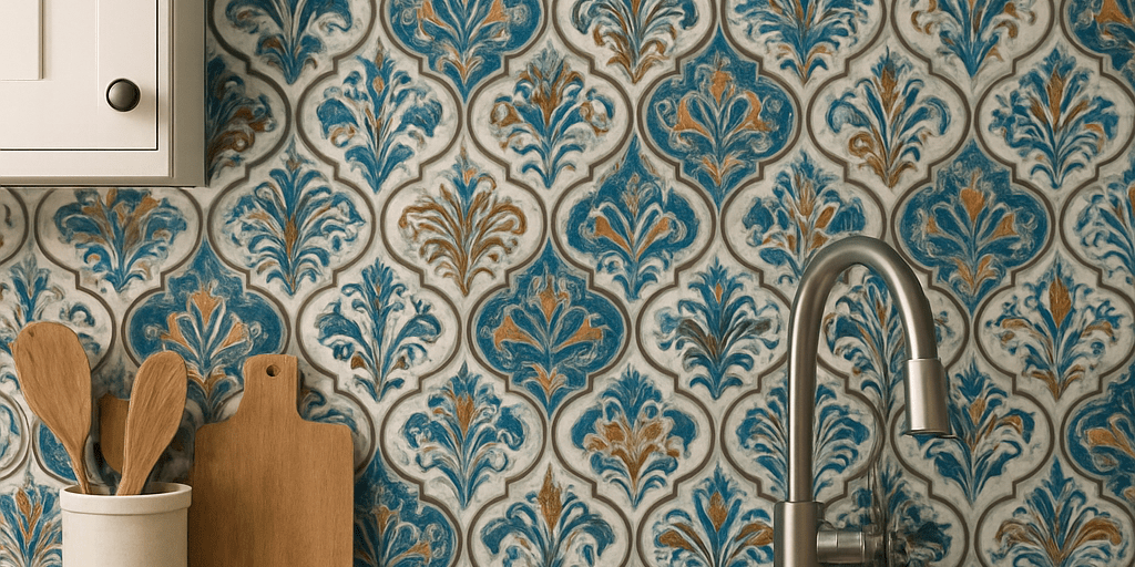 arabesquetile backsplash